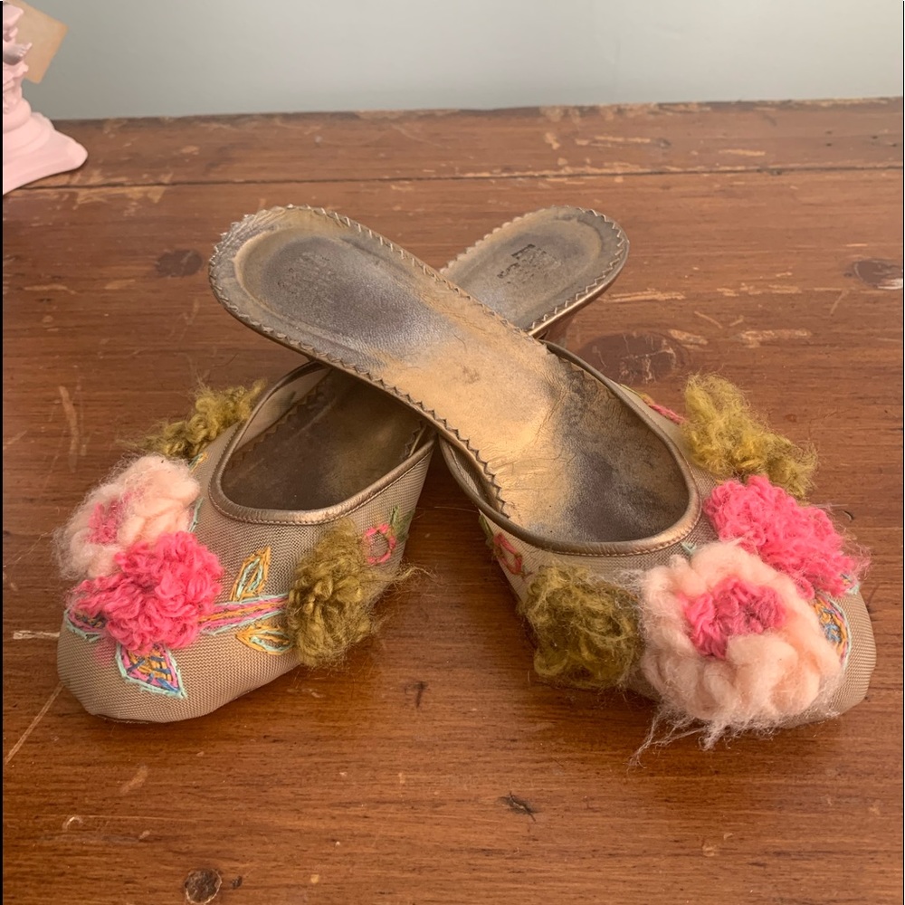 Vintage Anna Sui Kitten Heels